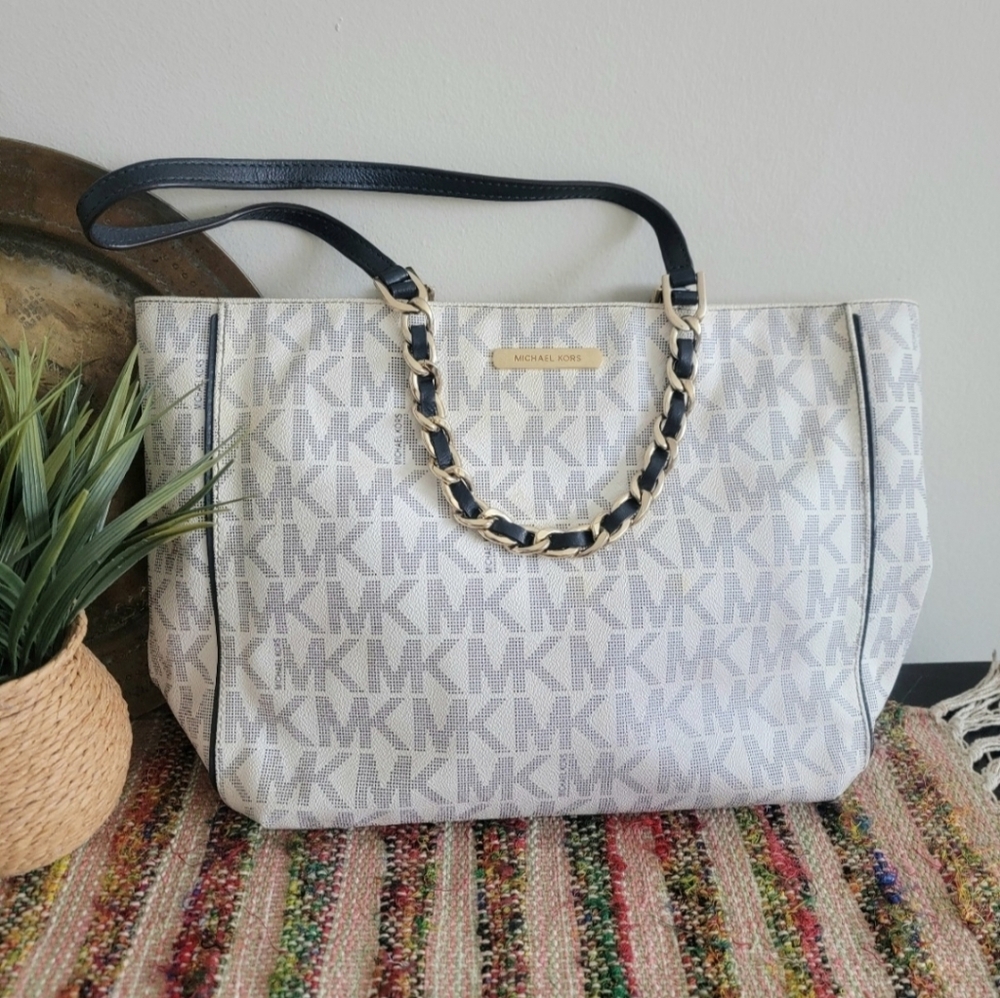 Michael kors shoulder bag chain tote - Picture 4 of 13